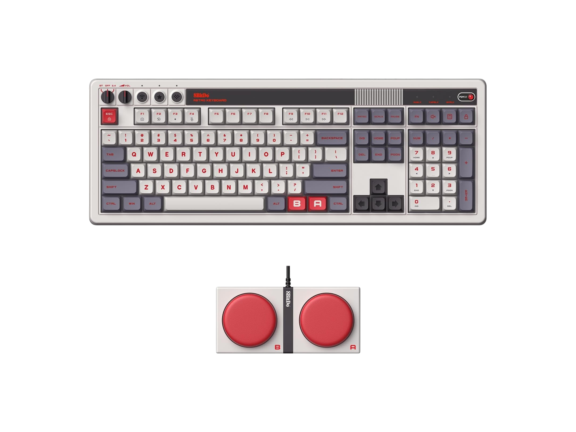 8BitDo Retro 108 Mechanical Keyboard